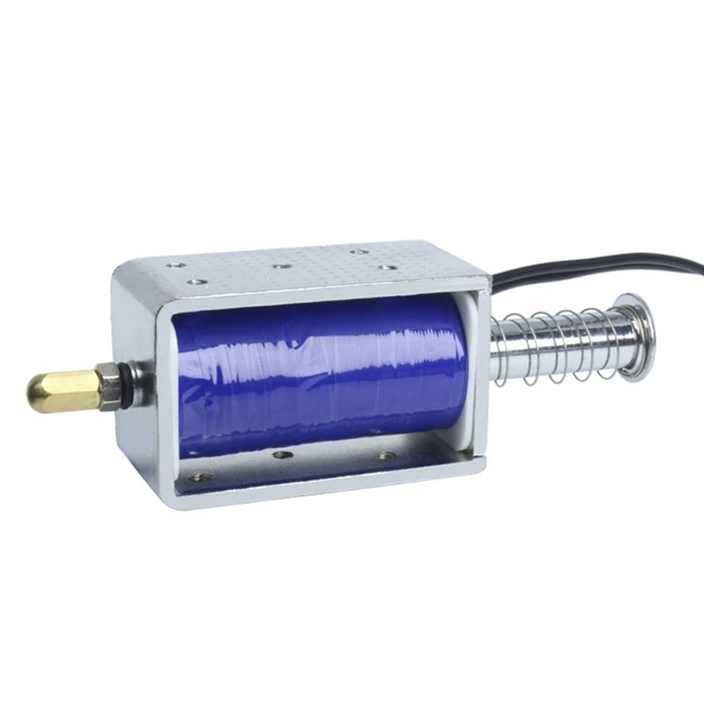 Htuteyy -1264B Dc Powerful Electromagnet 24V Push-Pull Solenoid Stroke 30Mm Magnetic Coil Electric Telescopic Magnet