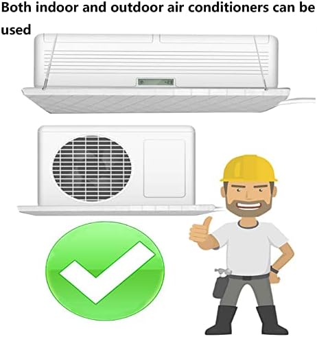 Air Conditioner Drip Pan - Durable PP Water Collector Tray for Indoor/Outdoor Split AC Units & Heat Pumps - Essential Accessory for Efficient Drainage (Color: 1-2P)