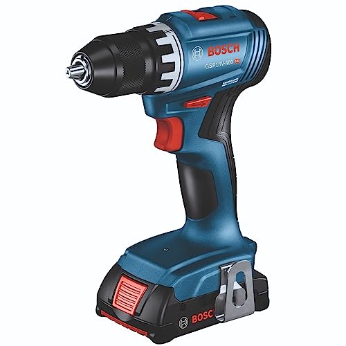 Bosch Gsr18V-400B22 18V Compact Brushless 1/2 In. Drill/Driver Kit With (2) 2 Ah Standard Batteries #TOP2