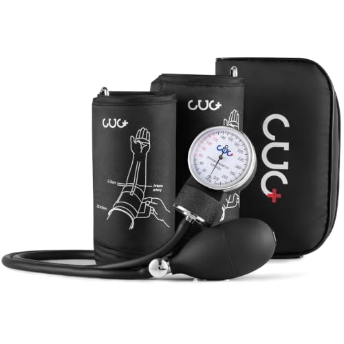 Image of CUG Aneroid Sphygmomanometer, Manual Blood Pressure Cuff Manual (Dual Cuff)