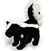 Peluche Skunk noire et blanche debout - Peluche Funkey - Doudou * biz
