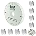 Large 6" Double Density Kumihimo Disk Plus 8 Weighted Bobbins. Full Color Instructions! Use Extra Thick Disk & Weighted Bobbins for Thin Threads & Beaded Kumihimo