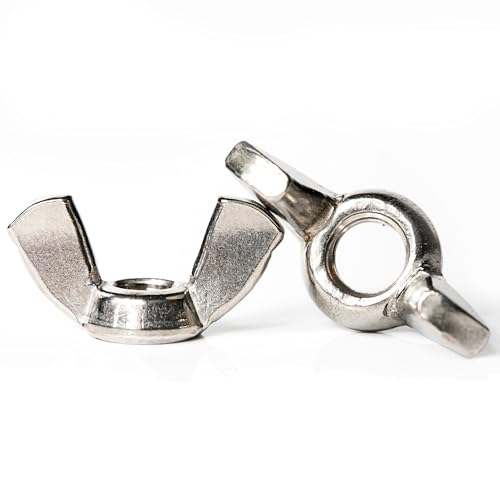 M4 (4mm) Wing Nuts Butterfly Nut Thumb A2 Stainless Steel (Pack of 20) A03D/1