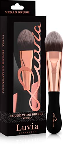 Luvia Cosmetics Foundation Brush - Pennello per Fondotina Vegan Signature VS104