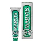 Marvis Classic Strong Mint Toothpaste, 85 ml, Sensational Flavoured Toothpaste for a Long-Lasting Freshness