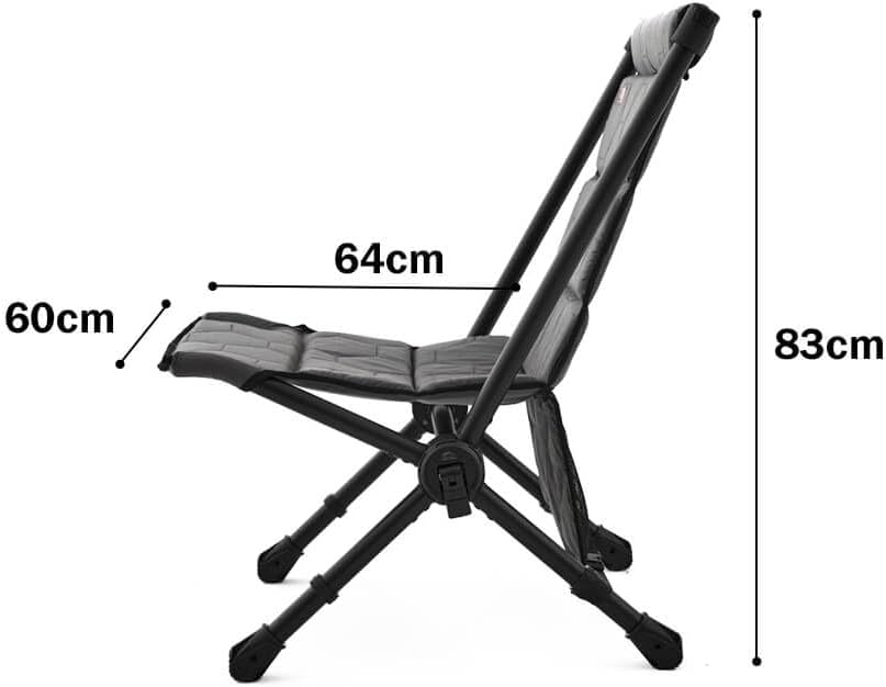 Miniatura 3 de Silla de camping portátil, silla de camping al aire libre, sillas de camping para adultos, sillas plegables ligeras para senderismo, montañismo,