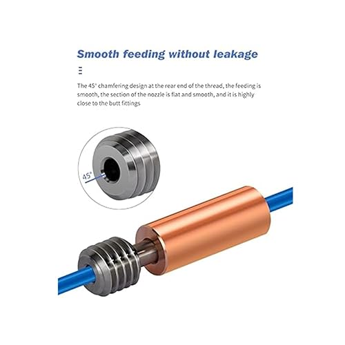 Miniatura 9 de BiMetal - Tubo térmico de cobre de titanio totalmente metálico compatible con Sidewinder X1 X2, original Kraken Chimera + impresora 3D Cyclops Plus