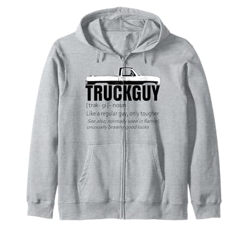 Truck Guy Definition Funny Short Bed Pickup Square Body Sweat à Capuche