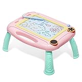 Matesy Toddler Toys for 1-2 Year Old Girls, Boys Gifts, Magnetic Drawing Board for Kids Girls Age 1 2 3 Year Old Girl Birthday Gifts, Doodle Board Drawing Pad for Toddler Girls Toys Age 1-2-4