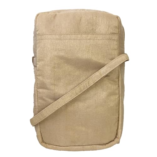 BTC Women's XL Butterfly Beaded Crossbody Phone Pouch Bag, Multicolor Shimmering Flutter Design3