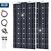 Produktbild CHEIRSS 400W/600W Flexibles Solarpanel-Kit Solarpanel-Ladegerät, Outdoor-Reise-Ladegerät für netzunabhängige Anwendungen zu Hause, Camping, Auto, Wohnmobil, Boot,2x300W