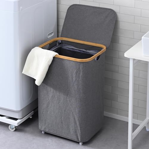 つっぱり式ランドリーラック　バスケット付き　山善　新品 つっぱり式ランドリーラック バスケット付き 山善 新品 山善