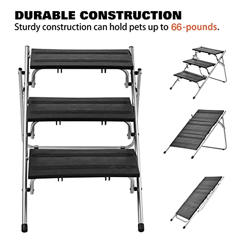 Hondentrap - hondentrap voor auto - premium hondentrap auto inklapbaar - instaphulp kofferbakinstap… - Image 4