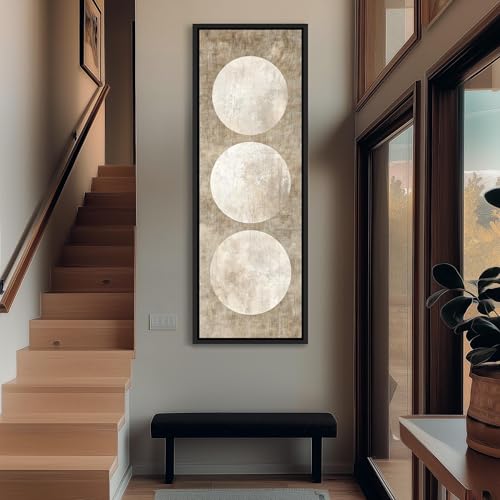 Imprimé géométrique beige haut de gamme pour une décoration murale chic - 3