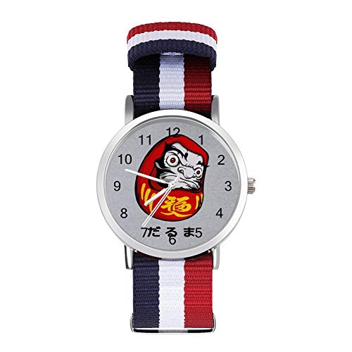 Preisvergleich Produktbild Daruma Puppe Freizeit Armband Uhren Geflochtene Uhr mit Skala