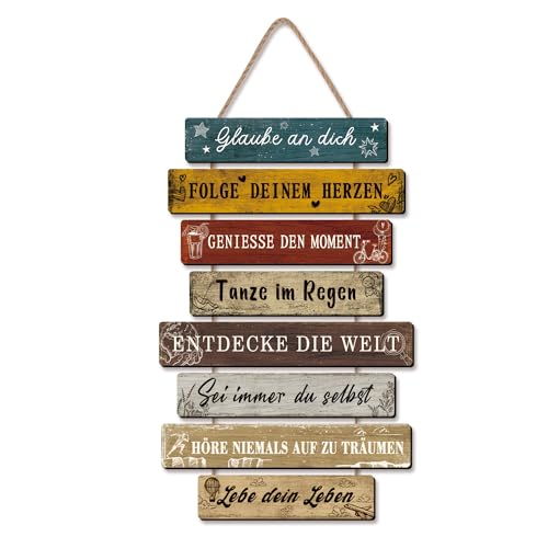 CHDITB Insirierende Wanddeko Wandbild,Motivierende Familienregeln Lebenseinstellung,Schild Familie,â€¦ – Miniatur