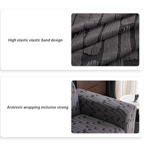 Housses de coussin de canapé épaisses Curry Triple en tissu extensible - 5
