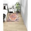 Retro Medieval Turkish Tattoos Area Rug, Living Room & Bedroom Decor, Classic Boho Pattern Plush Carpet 32x60in
