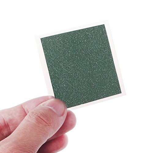 Image of Magnetic Field Viewer Viewing Film 50x50mm Card Magnet Detector Pattern Display, Green