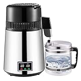 ✔【Aplicaciones amplias】 El destilador de agua puede eliminar la mayoría de las impurezas en el agua del grifo, ampliamente utilizado en los negocios y el hogar; ideal para laboratorio, hospital, clínica dental, salón de belleza, oficina, hogar o viaje; para garantizar la salud y la seguridad, proporcionarle agua más sana y pura