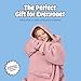 THE COMFY Teddy Bear Quarter-Zip | Sherpa Wearable Blanket with Quarter Length Zipper, Oversized Design with Hood and Pocket, From Shark Tank, for Women & Men, Warm and Cozy Gifts