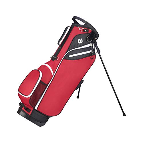 Wilson "W" Carry Golf Bag, Red