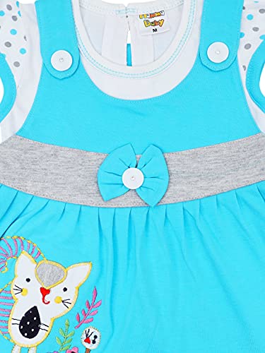 Image of NammaBaby Baby Girl's A-Line Mini Frock Dress (Pack of 1)