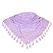 Produktbild POPLY Damen Schal, Frauen Spitze Quaste Rose Floral Hollow Scarf Schal Lady Wraps Tanzen Mode Böhmen Schals