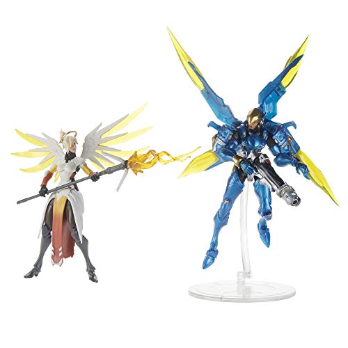 Overwatch E6771ES0 Ultimates Series - Pack de 2 Figurines Tracer (Chic) et McCree (Blanc Comme Neige) - 15cm