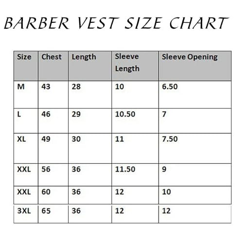 Professional Custom smock and Jacket,Barber Stylist Vest,Barbershop Stylist Vest, Black With Barber Tools Print,Barber Smock,Haircut Smock,Personlize Uniform4