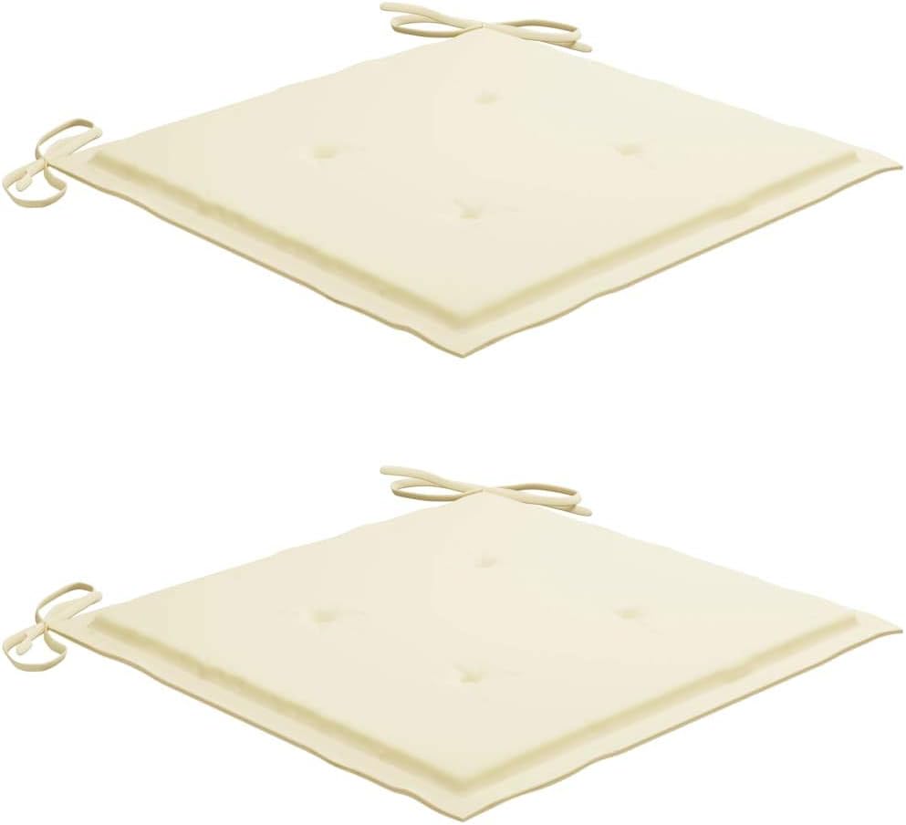 3 Piece Bistro Set with Cream Cushions,Afternoon Tea Suit,Patio Decor,Balcony Bar,Conversation Furniture,Suitable for Indoor and Outdoor use, Solid Teak Wood