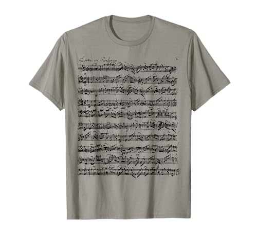 Partita E major Gavotte Solo Violín Johann Sebastian Bach Camiseta
