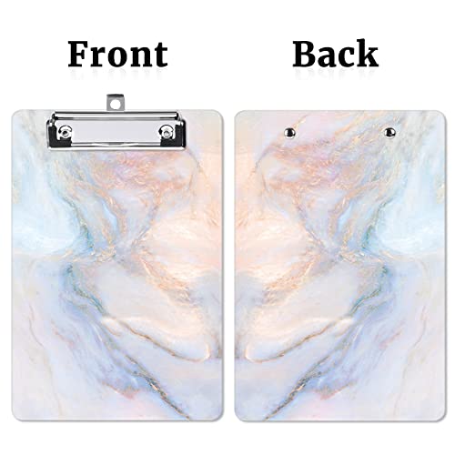 Image of Small Plastic Clipboard 6 x 9 in, Standard A5 Size Fashion Clip Board