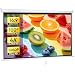 ZENY 100" Projector Screen 16:9 HD Projection Manual Pull Down Portable Foldaway Movie Home Theater Projector Movies Outdoor Screen (100,16:9)