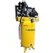 EMAX E350 Stationary Air Compressor - 5hp 80 Gal. 2 Stage Single Phase Compressor with Pressure Lubricated Pump & Silent Air System - ES05V080I1