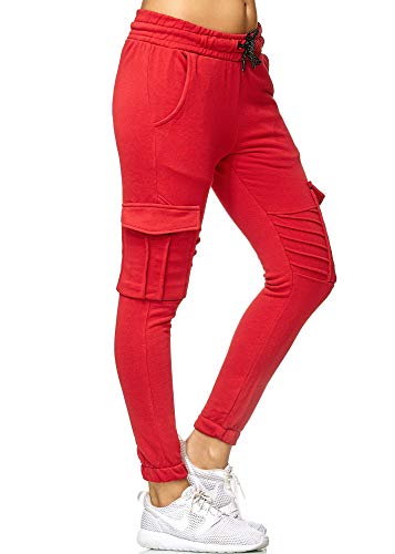 Joggingbroek voor dames, trainingsbroek, gym, sportbroek, fitnessbroek, slimfit, cargo broek, meerkleurig, joggingbroek, vrijetijdsbroek, sweatpants, streetwear, model 1214JK - Afbeelding 4