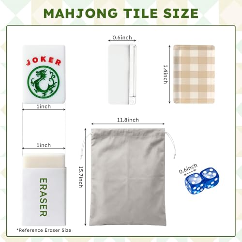 Set de Fichas American Mahjong 166 piezas con Bolsa miniatura 2