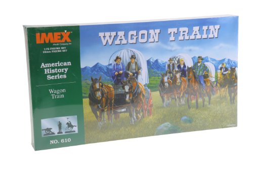 Preisvergleich Produktbild IMEX IMEX610 - 1 / 72 Amerikanische Geschichte: Planwagen-Set
