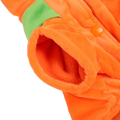 Disfraz de perro calabaza Halloween S naranja miniatura 4
