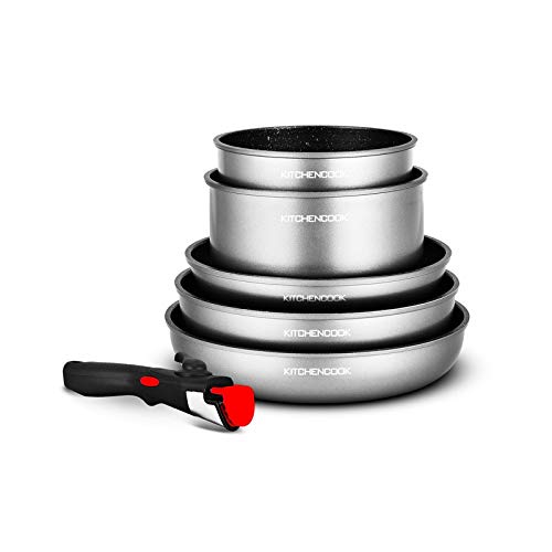 Batterie De Cuisine 6 Pcs Avec Poignée Amovible Tfi Flex Generation 6r Kitchencook Cover