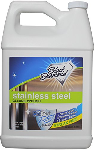 Black Diamond Stoneworks limpiador y pulido de acero inoxidable mejor limpieza y...