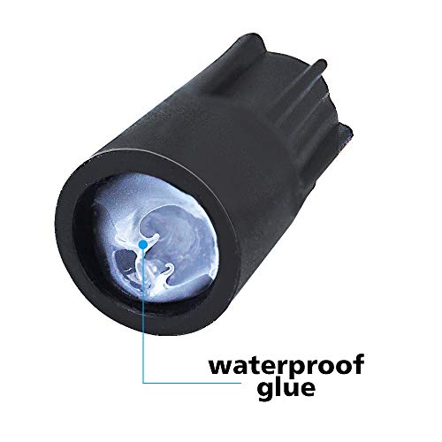 Waterproof Wire Connectors, Grease Cap Outdoor Electrical Wire Cap Nuts for Low Voltage Landscape Lighting, Black/Grey (20Pack)