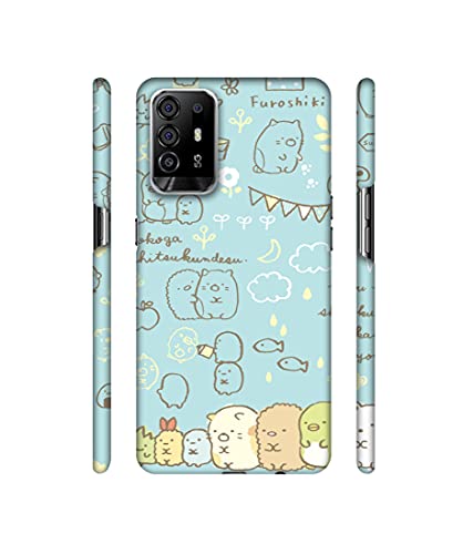 Image of Amazon Brand - Solimo Plastic Designer Random 3D Printed Hard Back Cover for Oppo F19 Pro Plus 5G / Oppo A94 5G, Multicolour