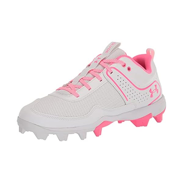 Under Armour Women's Glyde RM Softball Shoe, White (101)/White, 7
