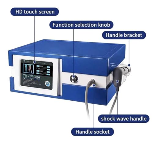 Máquina de Terapia de Ondas de Choque, Tratamiento ED y Alivio de Dolor Muscular Masajeador Externo Físico para Codo de Tenista en Casa miniatura 6