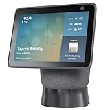 Suporte de Elevação para Mesa com Enrolador de Cabos – Compatível com Alexa Echo Show 10