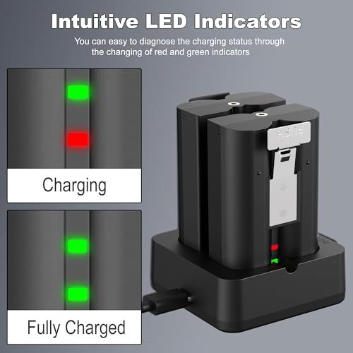 image for Lesaps 4-Pack Replacement Battery for Ring Doorbell - 6040mAh Recharge