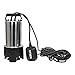Produktbild STIER Edelstahl Tauchpumpe Schmutzwasserpumpe ESTW-1100, 20.000 l/h, 11000 W, Edelstahlgehäuse, Schwimmer, Wasserpumpe, Schwimmschalter
