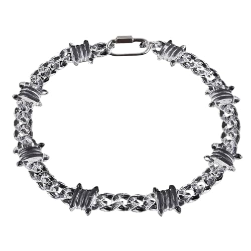 Bijoux commémoratif punk : collier chaîne transparent pour festival