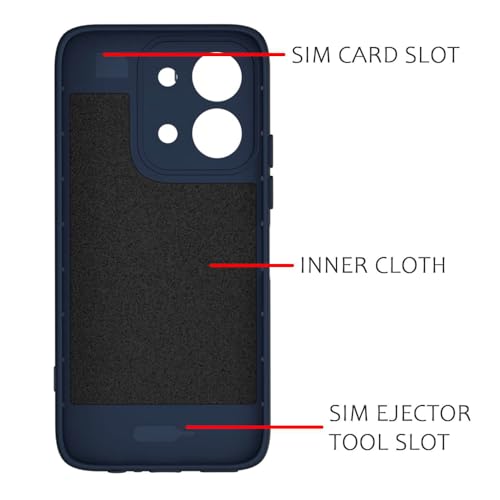 Image of Shockproof Case for Mi Redmi 15C 4G / 15C 5G | Full Camera Protection | TPU Flexible Back Cover for Mi Redmi 15C 4G / 15C 5G (Steel Blue)